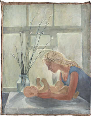 Назаров Константин Борисович. Двухсторонняя работа «Материнство» и «Крым»